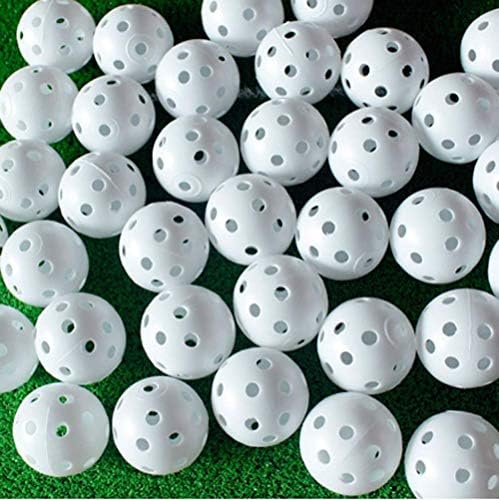 Bolas de treinamento de golfe plástico 42 mm bolas de golfe para equipamentos de prática ao ar livre de backyard verde de colocação