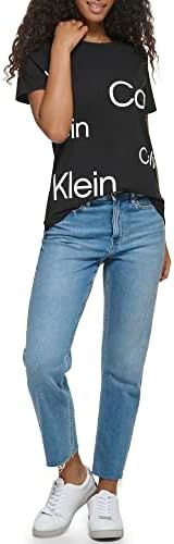 Calvin Klein Casual Casual Span Span Jersey Manga curta CK Camiseta