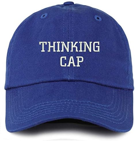 Trendy Apparel Shop Youth Thinking Cap não estruturado Capinho de beisebol