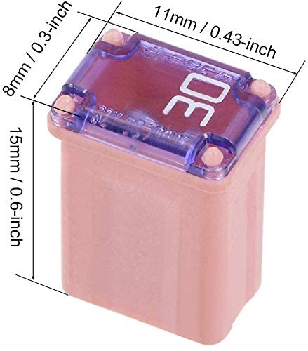 10 pacote 608830 30 amp micro cartucho funda micro fusível fmm mcase micro fusível feminino