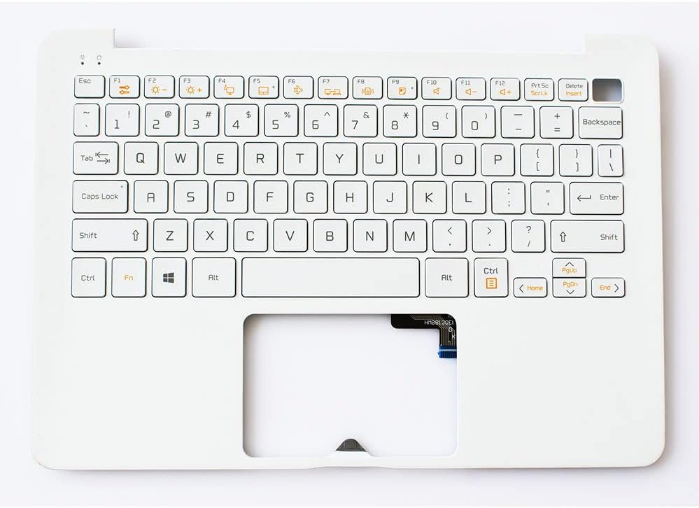 Sunodube nova cobertura branca com teclado dos EUA para LG 13Z940 Palmrest Case Uping Case superior