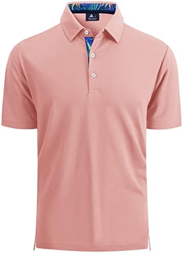 Camisa de pólo masculino de Ceoutdoor Camisa de golfe curta de tênis atlético de tênis de pesca camiseta de verão de
