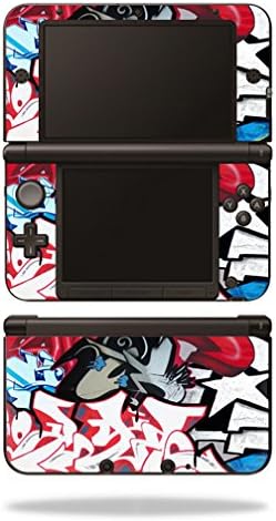 MightySkins Skin Compatível com Nintendo 3DS XL - Graffiti MASH UP | Tampa protetora, durável e exclusiva do encomendamento