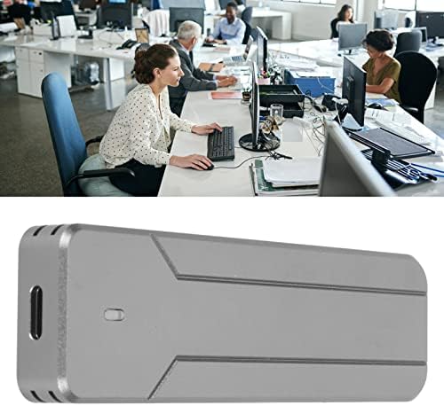 Qinlorgo m.2 gabinete ao gabinete de liga de alumínio tipo C USB3.2 Gen2 Auto Sleep M.2 NVME SSD para 2280
