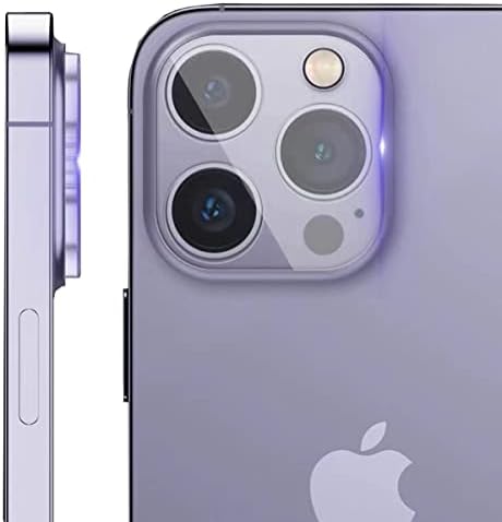 Epivol para iPhone 14 Pro/14 Pro Max Camera Lens Protetor de vidro temperado 3D Cobertura completa Tampa da câmera- 3pcs/alto