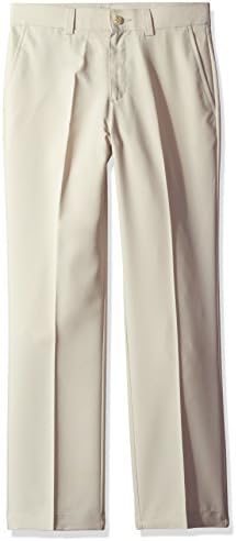 PGA Tour Big Front Front Solid Golf Pant, forro de prata, meninos médios