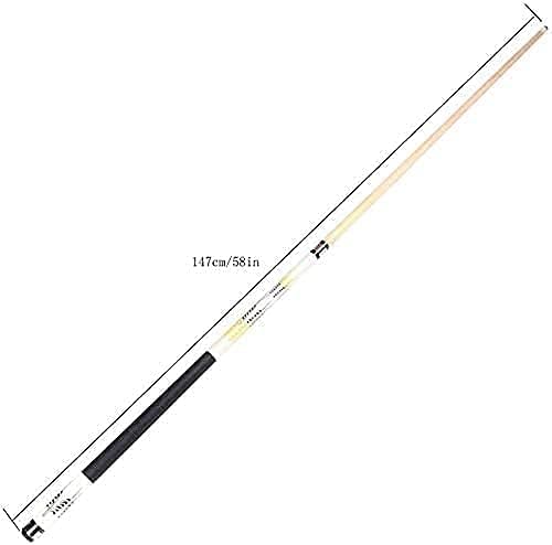 Cotclo Pool Cue 58 polegadas 18-20 oz Maple Wood Pool Cue com dicas de 13 mm 1/2 bilheteria conjunta