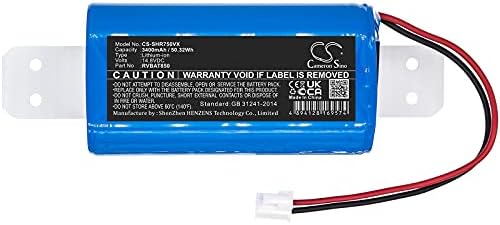 Replacement Battery for Shark AI Robot PRO RV2001WD, ION Robot Vacuum Cleaning Syst,ION Robot Vacuum Cleaning Syst, RV1000, RV1001,RV2001WD,
