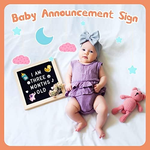 Mecids sentiu o placar de carta sinal placar de aniversário presente de anúncio de anúncio de bebê siglings with cartas decoração