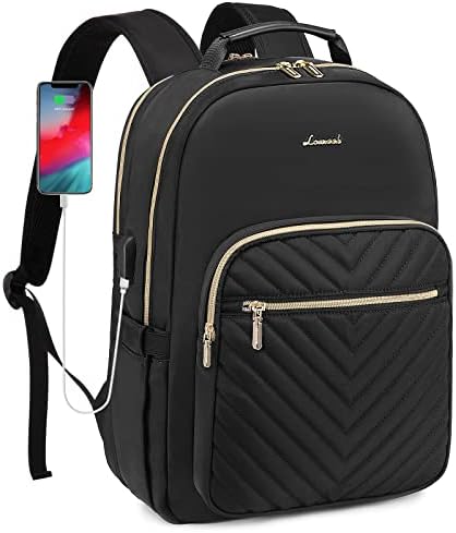 Backpack de laptop LoveVook bolsa para mulheres, sacolas de computadores de viagem de negócios de trabalho, mochila de enfermagem