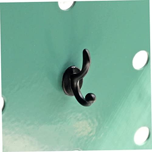 Toyvian 5pcs mini gancho de gancho cabide de parede Casaco de metal ganchos minitros de mobília de mobília decorações de banheiro mini