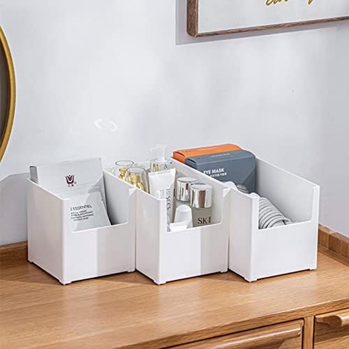 Fizzoqi japonês minimalista de armazenamento de armazenamento de gaveta de armazenamento caixa de desktop Caixa de organizador de cosméticos Caixa de utilidades de casa multifuncional prática e arrumada