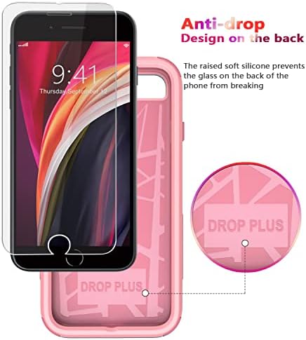 Diverbox projetado para iPhone SE com protetor de tela, casos resistentes a choques de choque pesados ​​para a Apple iPhone SE Telefone