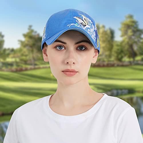 Capas de beisebol feminino, chapéu de sol bordado respirável ajustável para esporte malha de golfe sunbonnet Outdoor