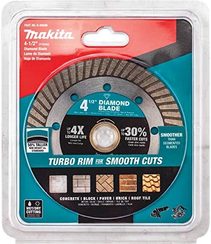 Makita B-69696 4-1/2 Blade Diamond, Turbo, Objetivo Geral