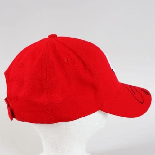 Pete Rose assinado chapéu vermelho - COA JSA - Chapéus autografados