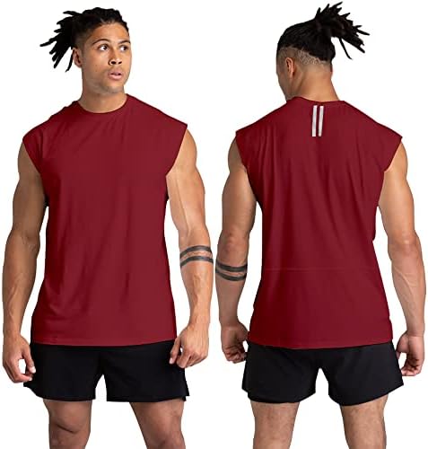 HOLURE 3 Pacote de ginástica masculino Tampo de ginástica Trephotlet t-shirts de tanques de músculo atlético Treinando camisas