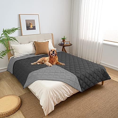 Sunnytex impermeável e reversível para cães de capa do cão sofá, protetor de móveis de capa de sofá para animais de estimação,