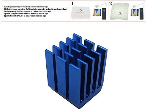 10pcs alumínio mini chipset chipset resfriamento de resfriamento de calor desolros de calor 9 x 9 x 12mm