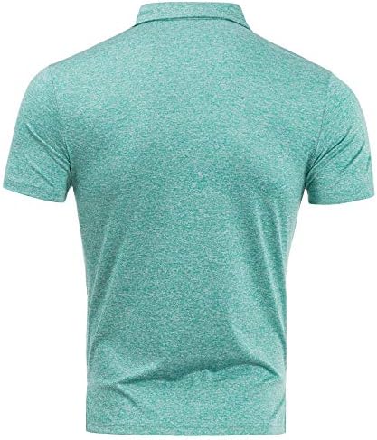 Camisa polo masculina masculina de masculino curto camisa de golfe seca rápida camisetas atléticas