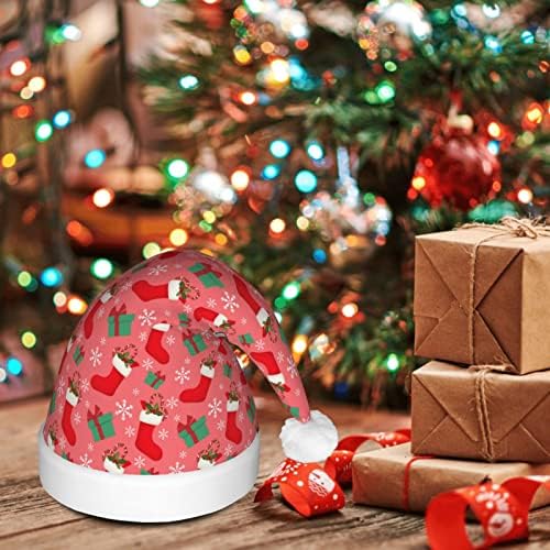 Light Up Papai Noel Hat Push Christmas LED CHAPA DE LIGUNDA PARA FAVORES DE FESTO DE NATAL