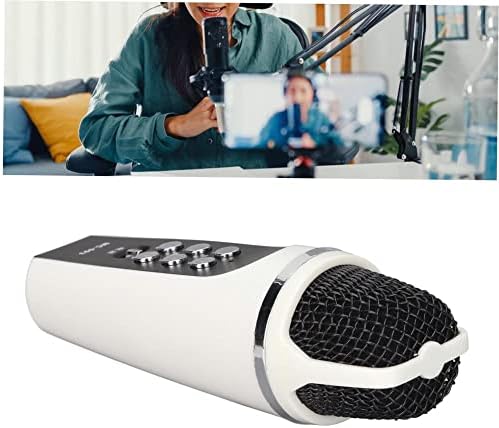 Microfone universal MC-093, com qualidade de estúdio Latulipo-trocador de voz portátil de transmissão ao vivo e microfone de
