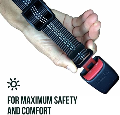 Cinto de segurança para carros happilax - ajustável 18-27 polegadas de comprimento - cinto de segurança de segurança