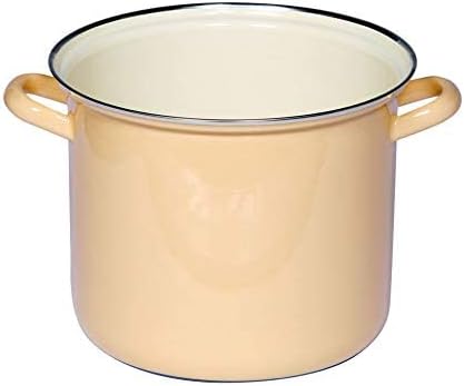 Riess 0273-006 Classic - Artigos domésticos Color/Pastel Pot com aro cromo diâmetro 20 cm amarelo