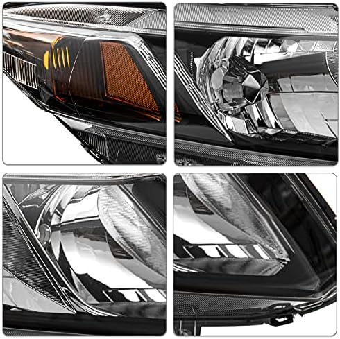Montagem do farol de Sockir Compatível com 2012-2015 Sedan de 4 portas do Honda Civic / 2012-2013 HONDA CIVIC 2-PORTA