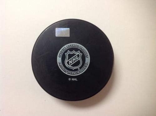 Mirco Mueller assinou autografado NJ New Jersey Devils Hockey Puck A - Pucks NHL autografados