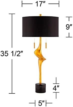 Possini Euro Design Athena meados do século Modern Buffet Table Lamp