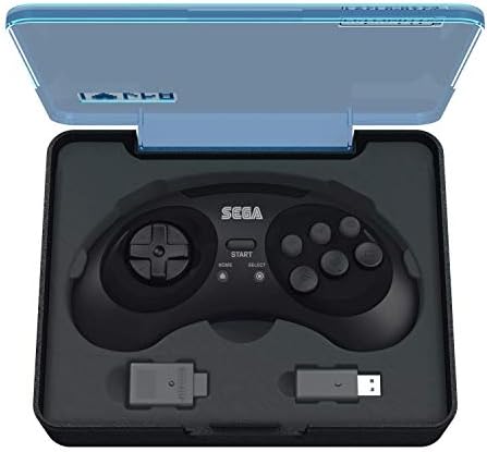 Retro -bit Sega Genesis 2,4 GHz Controlador sem fio para Sega Genesis Original/Mini, Switch, PC, Mac - Inclui controlador,