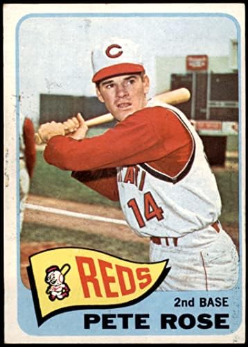 1965 Topps # 207 Pete Rose Cincinnati Reds Good Reds