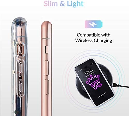 Velvet Caviar compatível com a caixa do iPhone SE 2020, caixa do iPhone 8, caso do iPhone 7