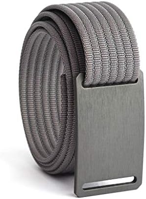 Cinturões GRIP6 para mulheres, cintos femininos de baixo perfil para jeans com cinta de nylon