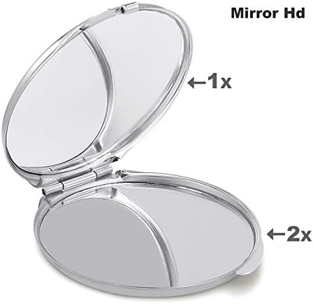Detroit Compact Mirror Pocket Travel Mapage espelho pequeno espelho portátil portátil dobrável