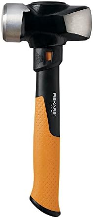 Fiskars Isocore 3 libras Hammer, 11 polegadas, 750910-1001, laranja/preto