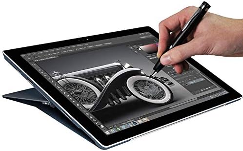 Navitech Black Mini Fine Point Digital Active Stylus Pen compatível com o iPad Pro 10 polegadas Retina Display 2017