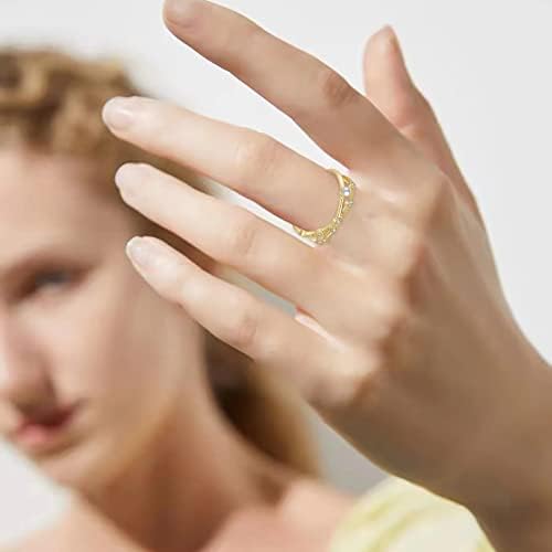 Anéis finos para mulheres Anel ajustável com diamantes para mulheres Acessórias populares de jóias