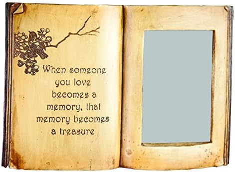 Manual Woodworkers & Weavers Book Photo Frame, alguém que você ama memorial