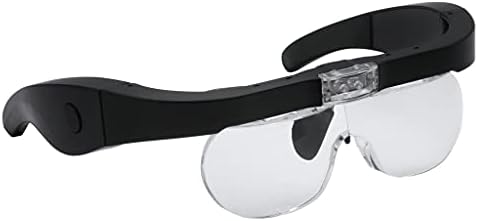 Linente de LED de óculos de Ylyajy Quatro magnificações LINGLIAMENTE DE LONGAÇÃO DE LEITURA RELIAÇÃO USB