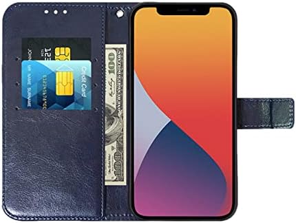 Caso dos GLLDs para iPhone 13/13 Pro/13 Pro Max, capa de couro PU Premium com caça -níqueis de cartas e estojo de carteira de flip