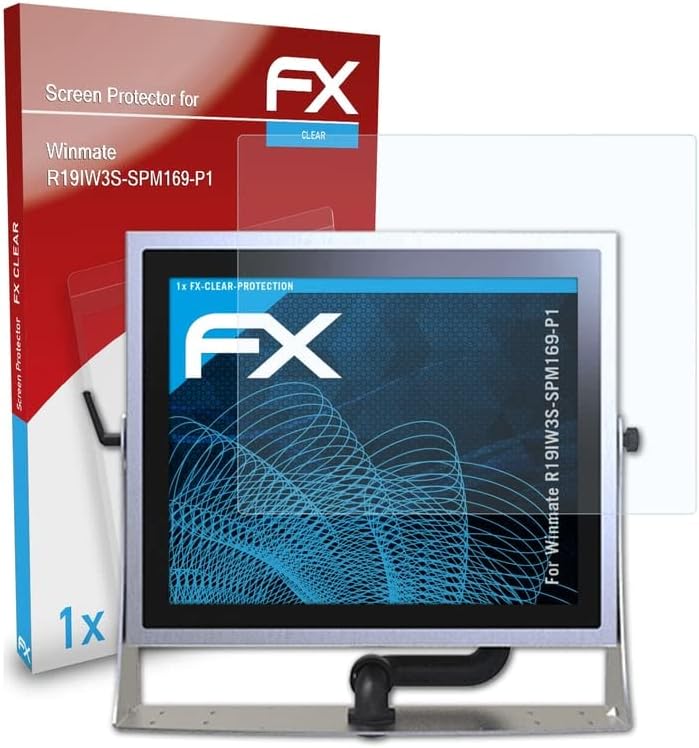 Atfolix Screen Protection Film Compatível com WinMate R19IW3S-SPM169-P1 Protetor de tela, filme de proteção Ultra-Clear FX