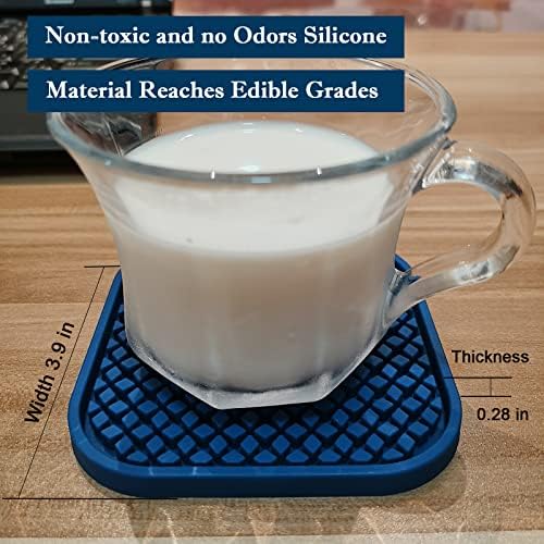 Coascecedores de silicone 6 peças de bebidas absorventes montanhas-russas com montanhas-russas em pé não deslizantes e anti-bastão montanhas-russas ao ar livre para tabela de pátio NewMcury