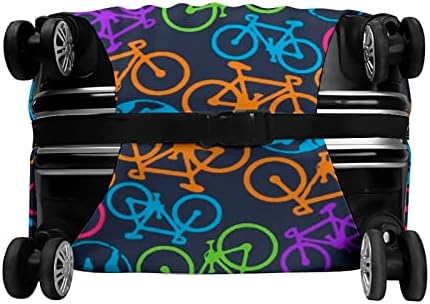 Caso de bagagem de viagens de Bicycle and Earth Pattern Travel Cobra de mala Elastic Capas de bagagem se encaixam em 19-32 polegadas