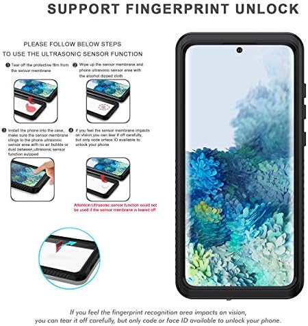 Adesivos de leitor de impressão digital Lanhiem para Samsung Galaxy S23 Ultra / S22 / S21 / S20 / S10 Plus, Nota 20/10