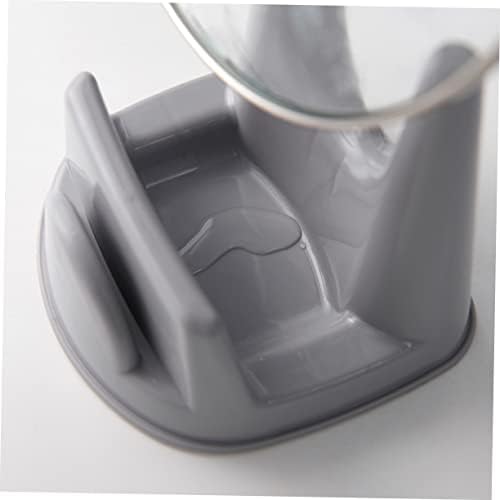 Hemoton 1pc tampa do suporte de suporte de plástico descanso colher de sopa de panela panela tampa da tampa da tampa da tampa da tampa de cozinha Organizador de tampa de tampa de plástico spatula spatula