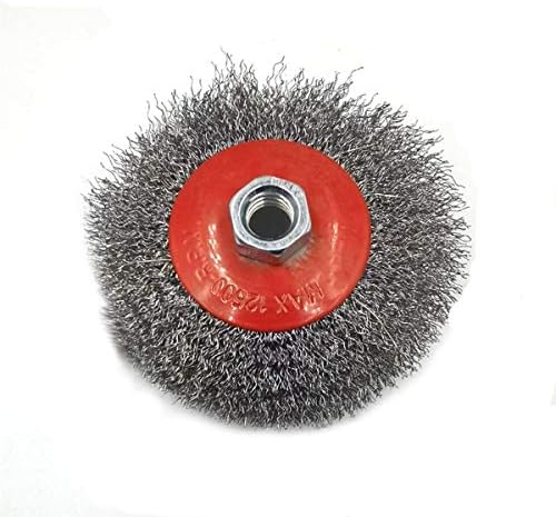 Alremo Huangxing - roda de fio para remoção de ferrugem/corrosão/tinta diâmetro interno do orifício 21 mm, pincel de
