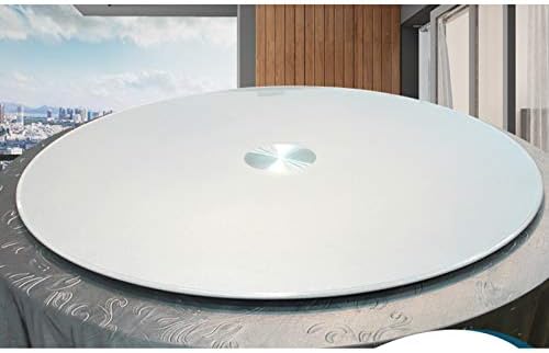 Bandeja rotativa de mesa de jantar em 360 graus, Susan Turbable preguiçosa para mesa, 10 mm de espessura grande plataforma giratória,