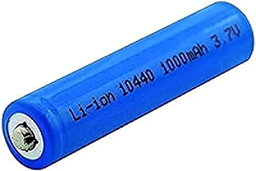 TPARIS AA Baterias de lítio3.7V 1000mAh 10440 Bateria de lítio usada para a bateria de substituição da lanterna de 2